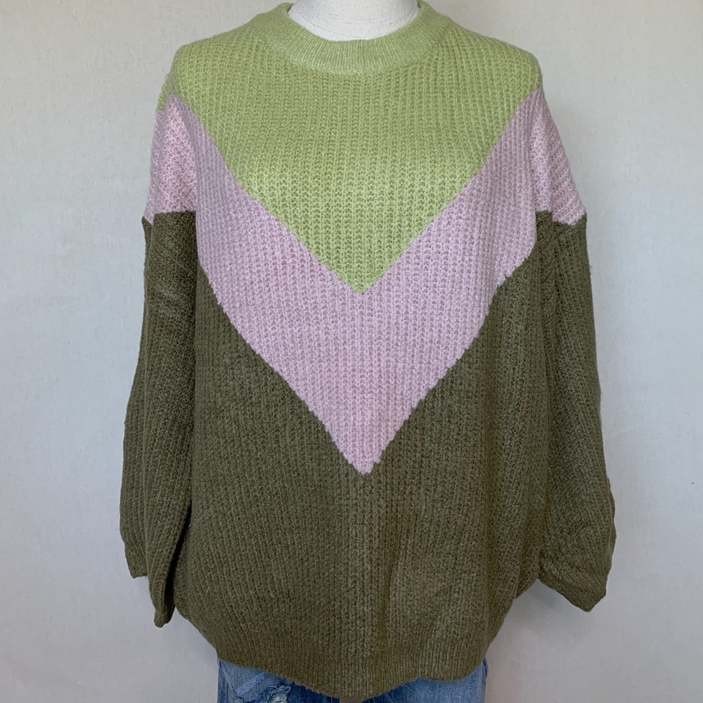Colorblock Sweater